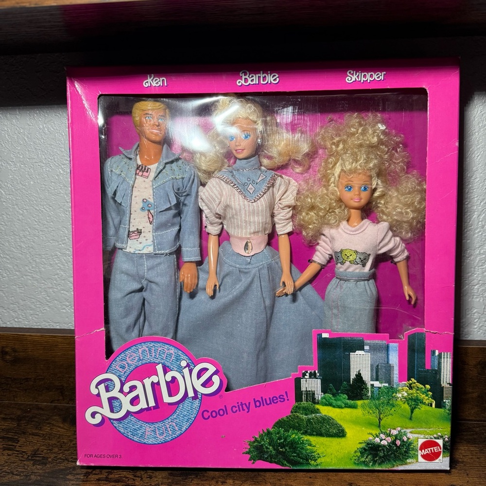 Ken, Barbie, and skipper